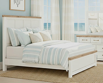 Savonport White/Brown Bedroom Furniture Pieces