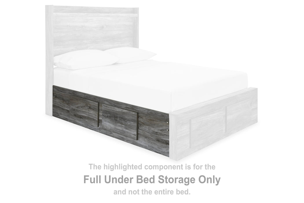 Baystorm Gray Full Under Bed Storage