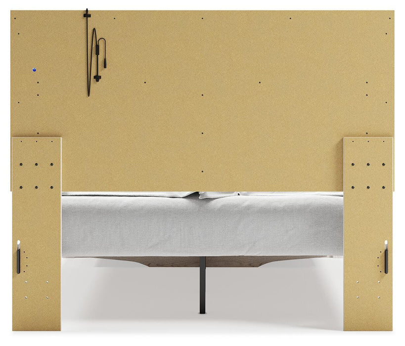 Altyra White Altyra Queen Upholstered Storage Bed