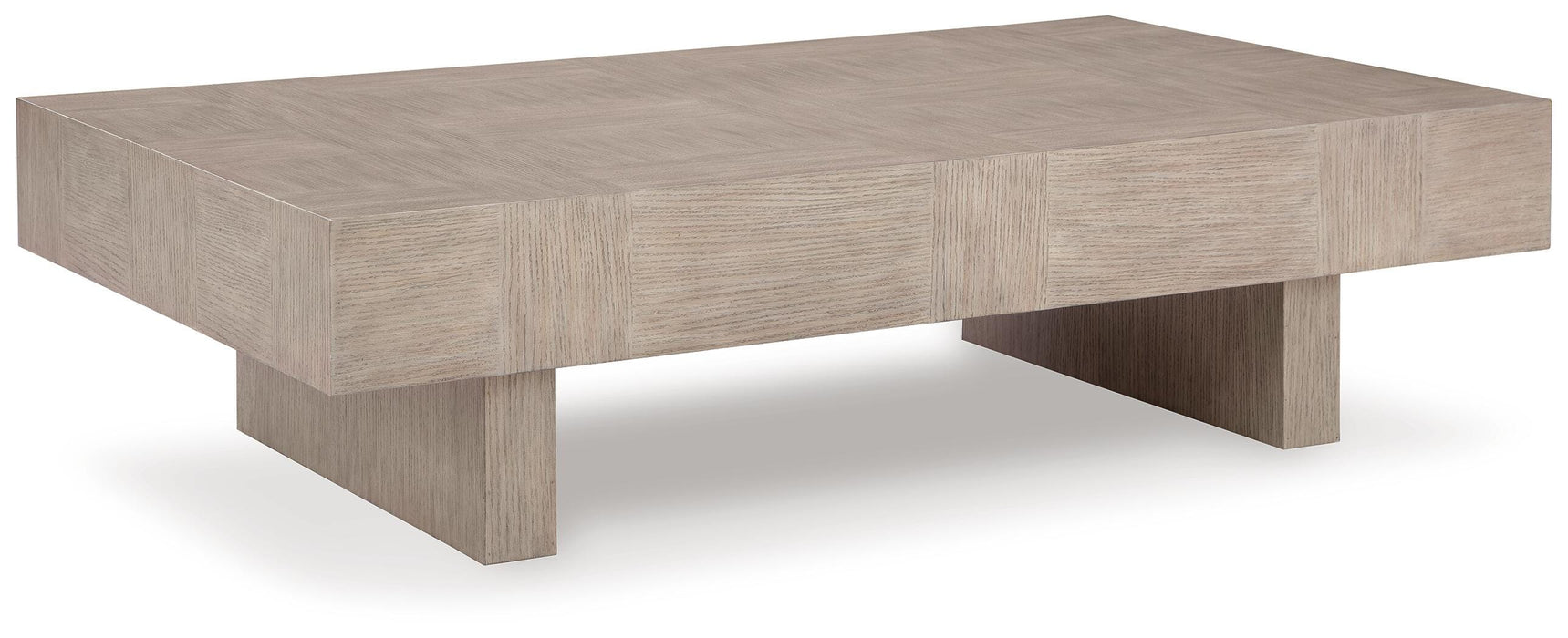 Jorlaina Light Grayish Brown Rectangular Cocktail Table