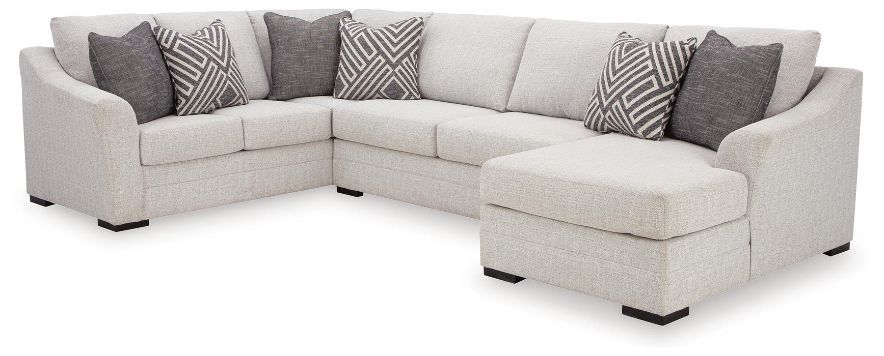 Koralynn Stone Koralynn 3-Piece Sectional with Chaise