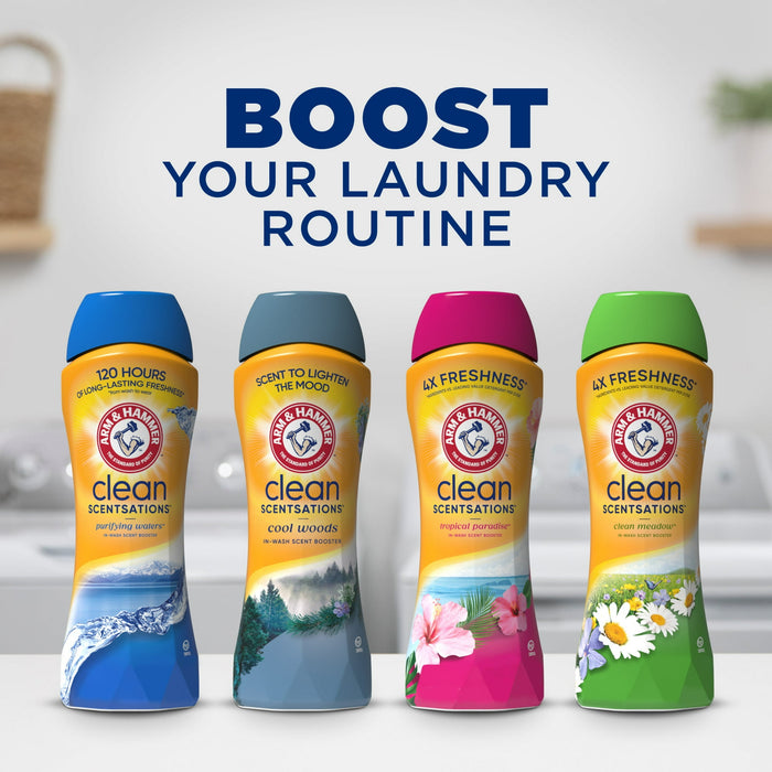 Arm & Hammer in-Wash Scent Booster, Purifying Waters, 37.8 Oz - new