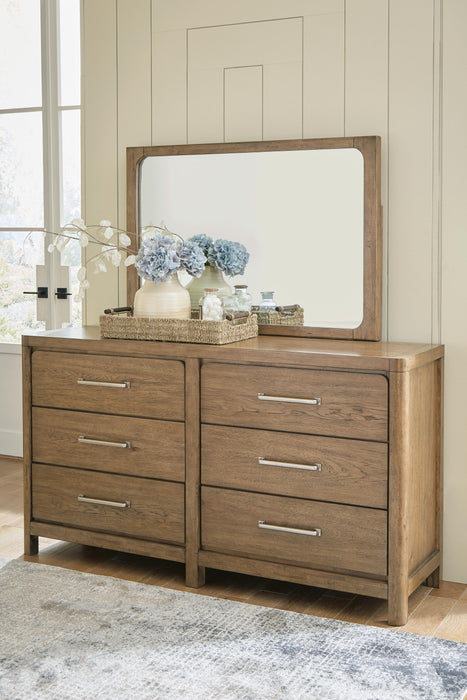 Cabalynn Light Brown Cabalynn Dresser and Mirror