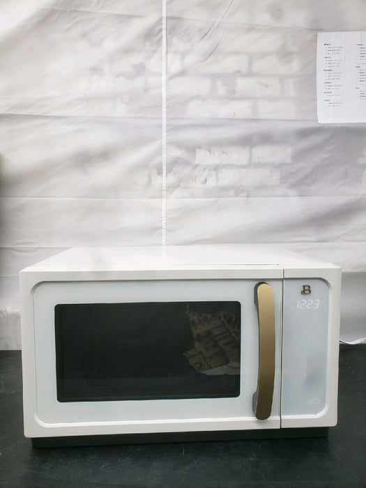 Beautiful 1.1 Cu ft 1000 Watt, Sensor Microwave Oven, White Icing by Drew Barrymore, New - new