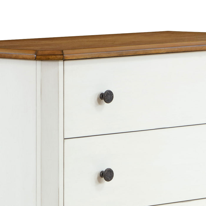 The Pioneer Woman 4-Drawer Dresser Made With Solid Wood Frame, White - display_model