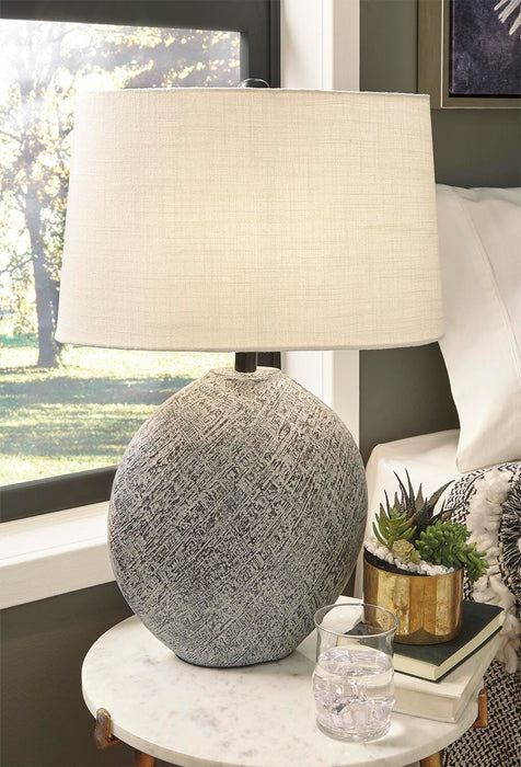 Harif Beige Paper Table Lamp (1/CN)