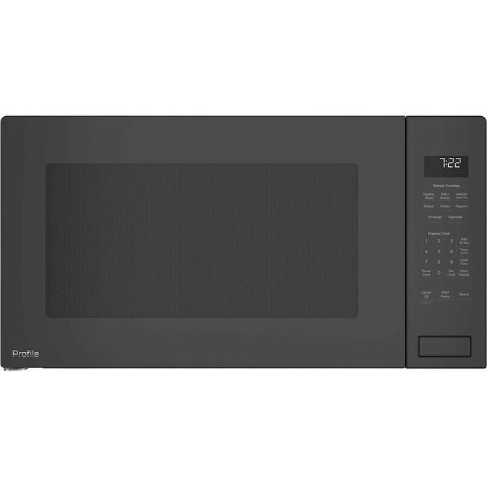 GE Profile - 2.2 Cu. Ft. Built-In Microwave - Gray - open_box