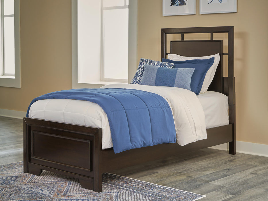 Covetown Dark Brown Bedroom Furniture Pieces