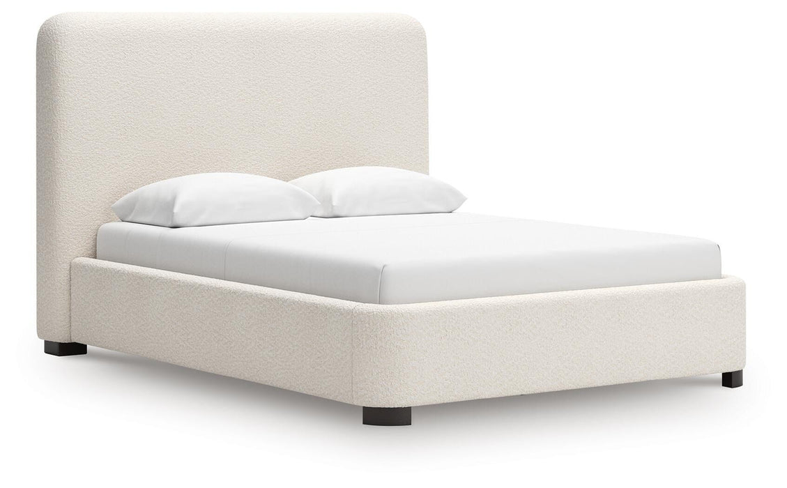 Whittgate Beige Queen Upholstered Bed