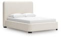 Whittgate Beige Queen Upholstered Bed