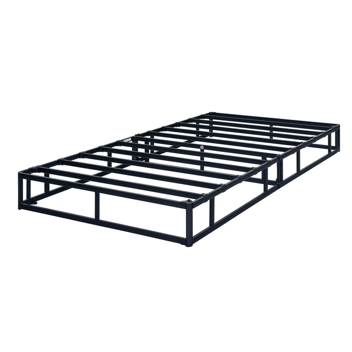 Mainstays 7 Easy Assembly Smart Box Spring, Twin - open_box