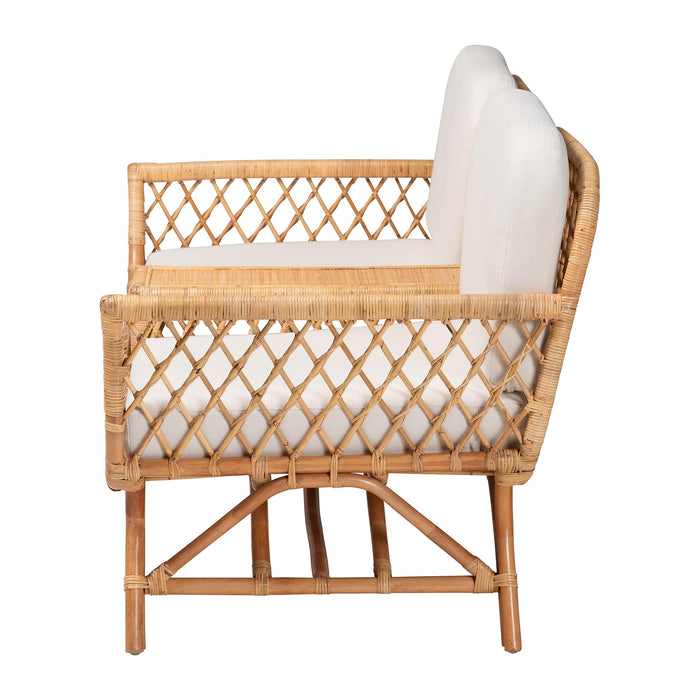 bali & pari Pakis Boho Sofa, Natural - use_like_new