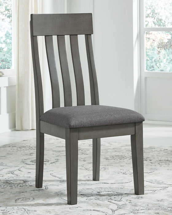 Hallanden Two-tone Gray Dining UPH Side Chair (Priced Per Item, Must Order 2, 4, 6, or 8)