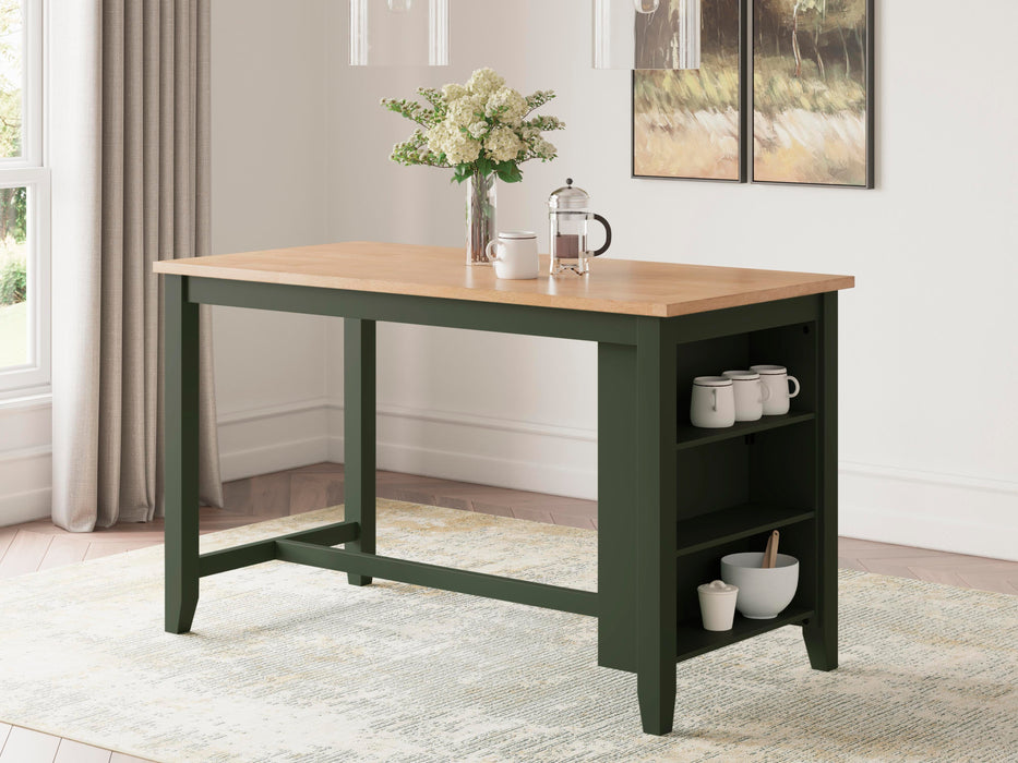Gesthaven Natural/Green Gesthaven Counter Height Dining Table