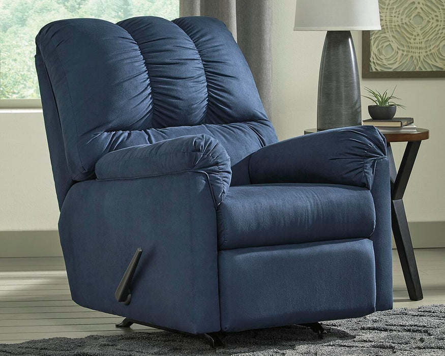 Darcy Blue Rocker Recliner