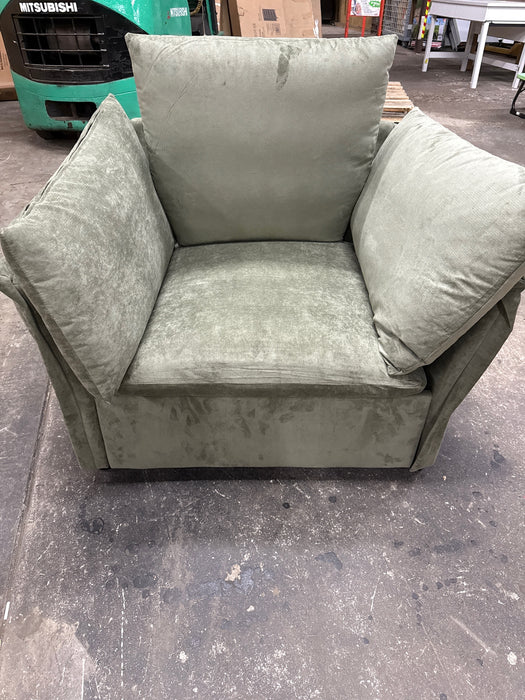 Chenille Oversized Sofa Lounge Chair - Dark Grey - new