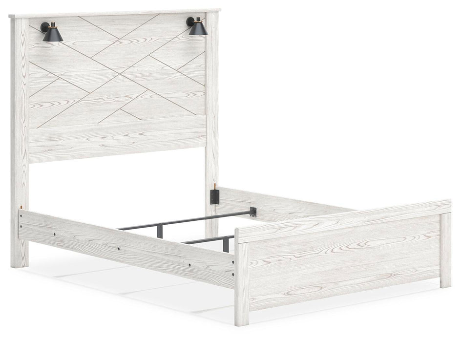 Gerridan White/Gray Gerridan Queen Panel Bed
