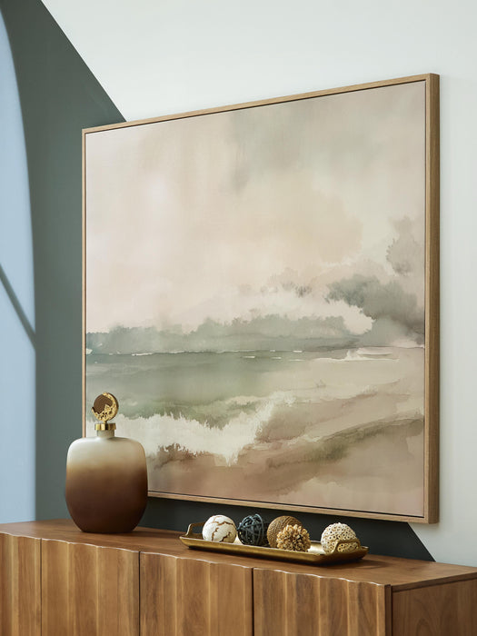 Vallus Blush/Green/Gray Wall Art
