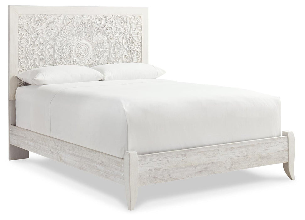 Paxberry Whitewash Paxberry Queen Panel Bed
