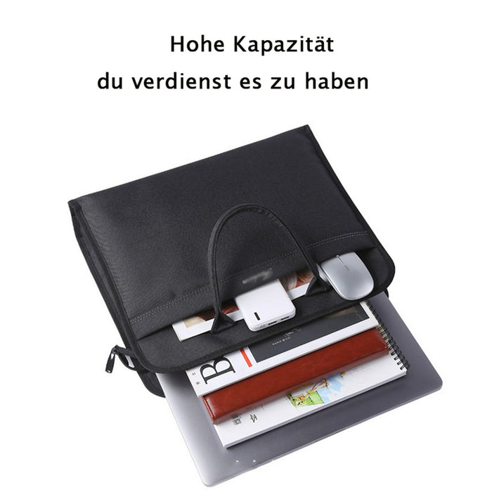 18 Inch Laptop Bag Laptop Briefcase Fits up to 17.3 Inch Laptop Expandable Waterproof Shoulder Bag Computer Bag with RFID Pockets for Travel / Business / School / Men / Women Black Multi-Way