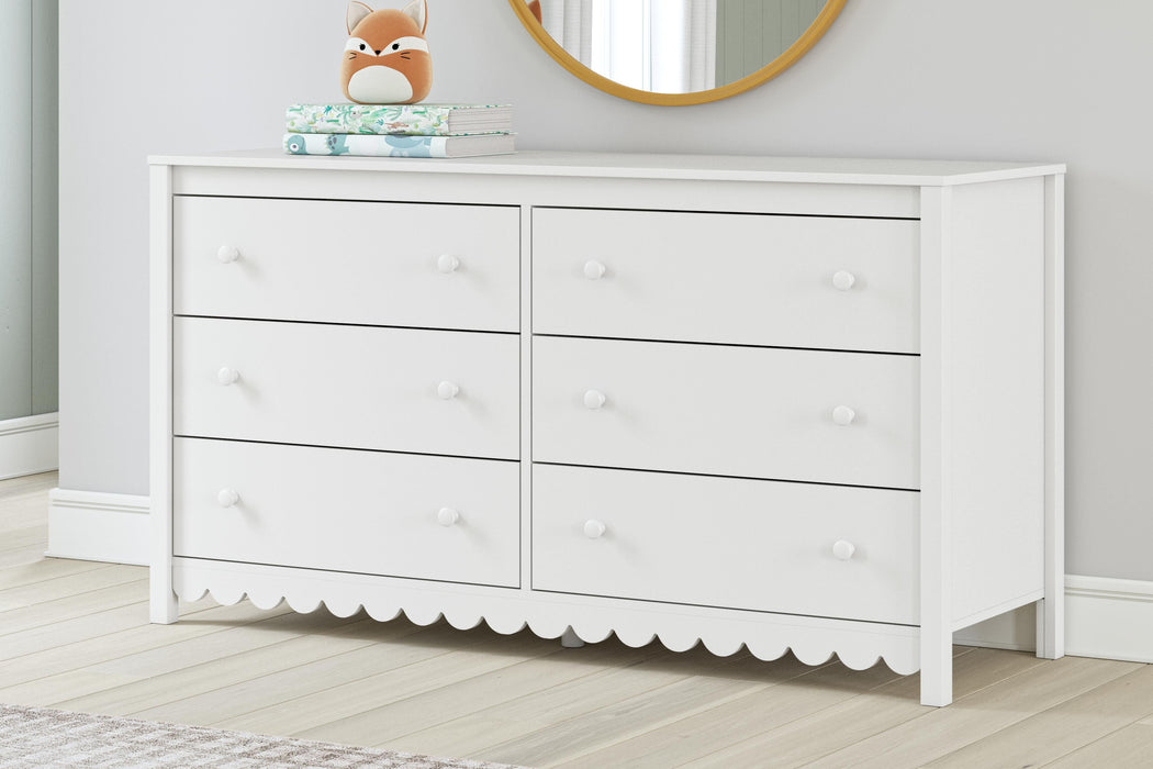 Hallityn White Bedroom Furniture Pieces