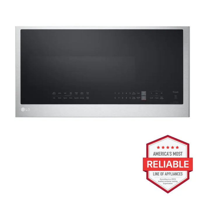 LG - 2.0 Cu. Ft. Over-the-Range Microwave with Sensor Cooking and EasyClean - Stainless Steel - new
