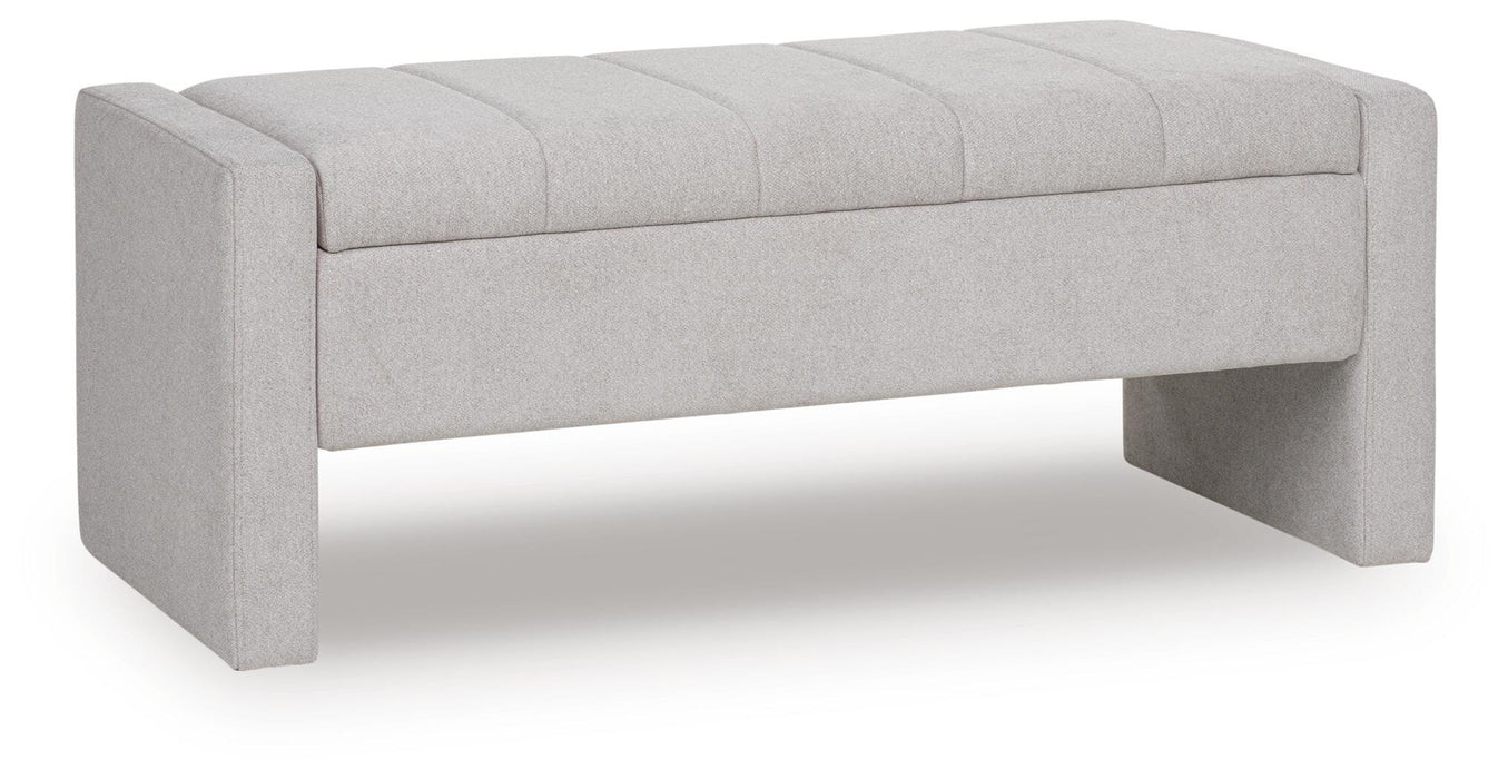 Akselman Gray Storage Bench