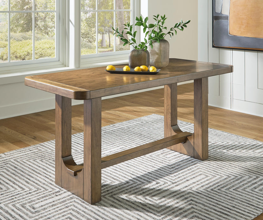 Cabalynn Light Brown RECT Dining Room Counter Table