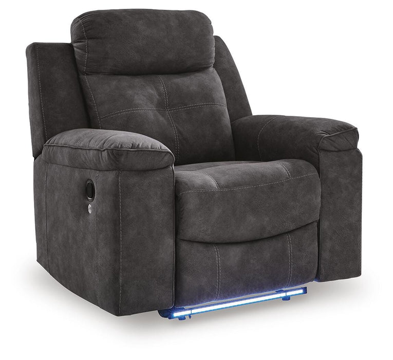Brysonview Charcoal Zero Wall Recliner