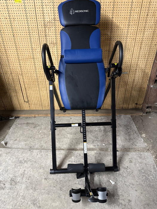 Medisonic 510100B Therapeutic Heavy Duty Steel Frame Inversion Table, 300LB Capacity - open_box
