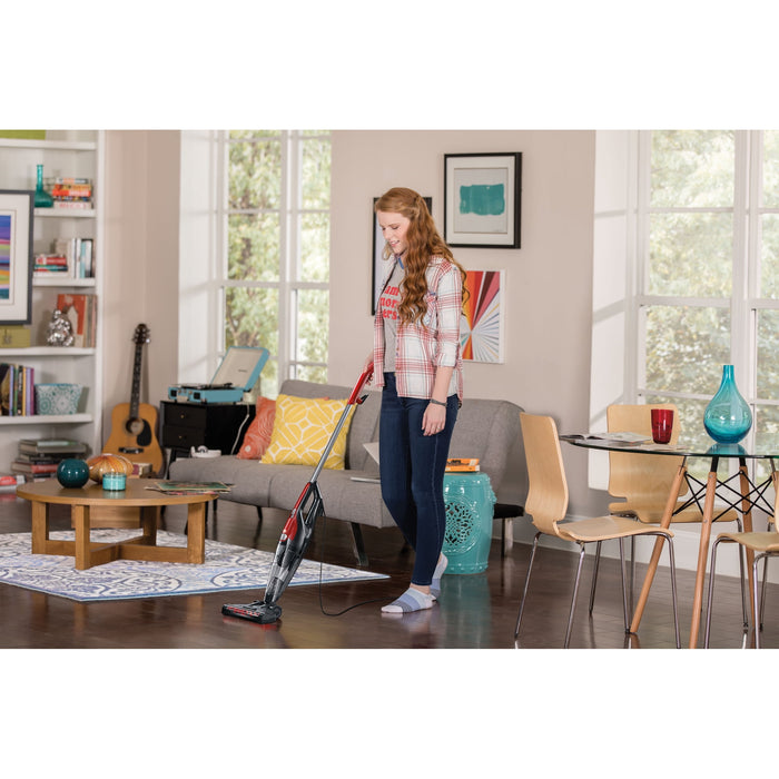 Dirt Devil Power Stick Lite 4-in-1 Corded Stick Vacuum Cleaner, for Rugs, Hard Floor, Upholstery, Lightweight, Attached Hand Vacuum, Small Spaces, SD22030 - new
