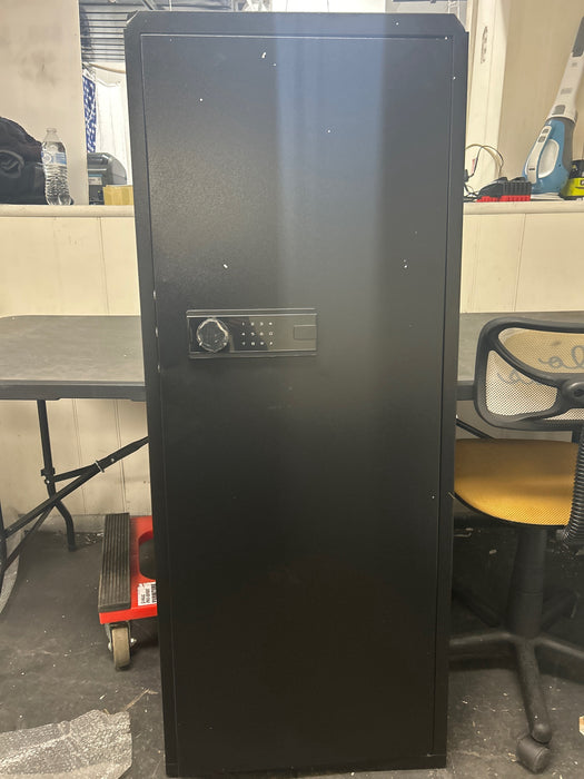 VEVOR 6-8 Rifles Gun Safe, Rifle Safe with Lock & Digital Keypad, Quick Access Tall Gun Storage Cabinet with Removable Shelf, Rifle Cabinet for Home Rifle and Shotguns - new