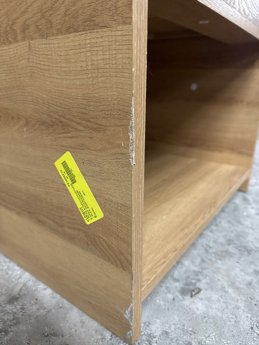 Better Homes & Gardens Juliet Nightstand with USB, Light Honey Finish - new