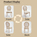 Streamdale Furniture Streamdale French Country Upholstered Dining Chairs Set of 2 Beige