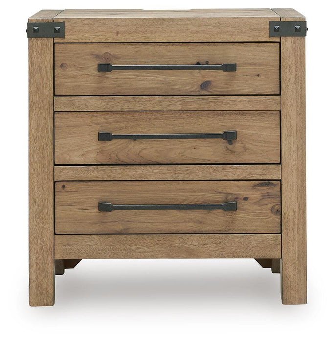 Ridgester Light Brown Bedroom Furniture Pieces