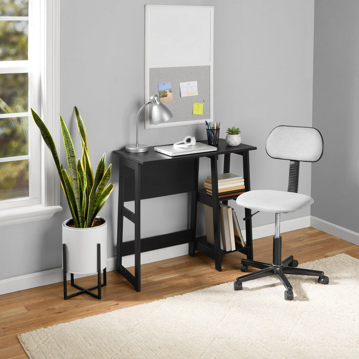 Mainstays Quick Assembly Desk, Black Finish - new
