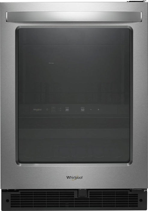 Whirlpool - 14-Bottle Beverage Cooler - Stainless Steel - display_model