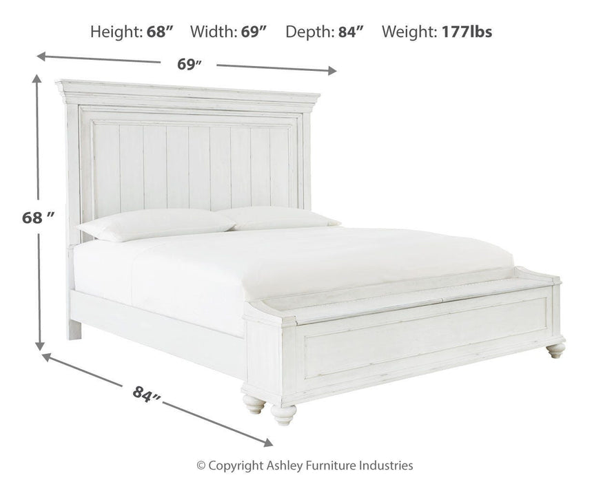Kanwyn Whitewash Bedroom Furniture Pieces