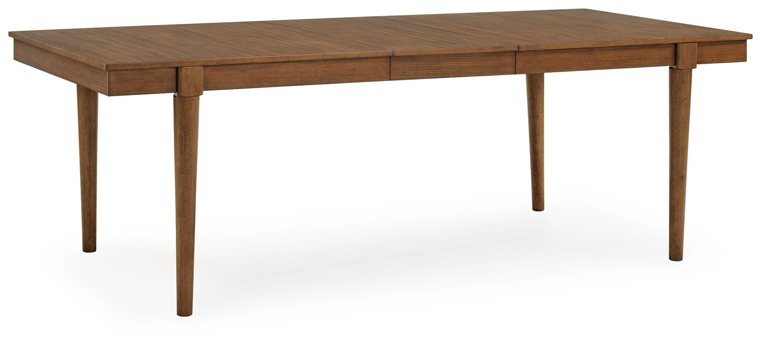 Lyncott Brown RECT Dining Room EXT Table