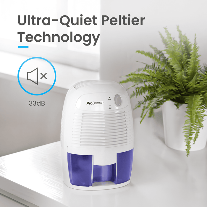 Pro Breeze 1 Pint Portable Dehumidifier Ultra Quiet 17oz Dehumidifier for Rooms up to 215 sqft, Closet - new