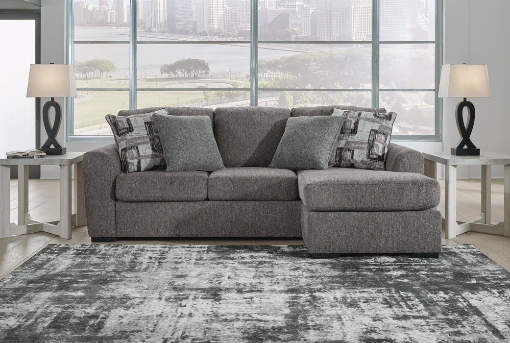 Gardiner Pewter Sofa Chaise
