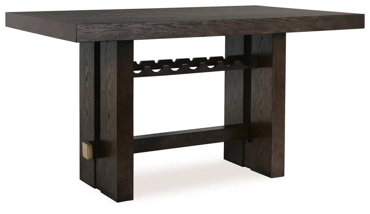 Burkhaus Dark Brown RECT Dining Room Counter Table