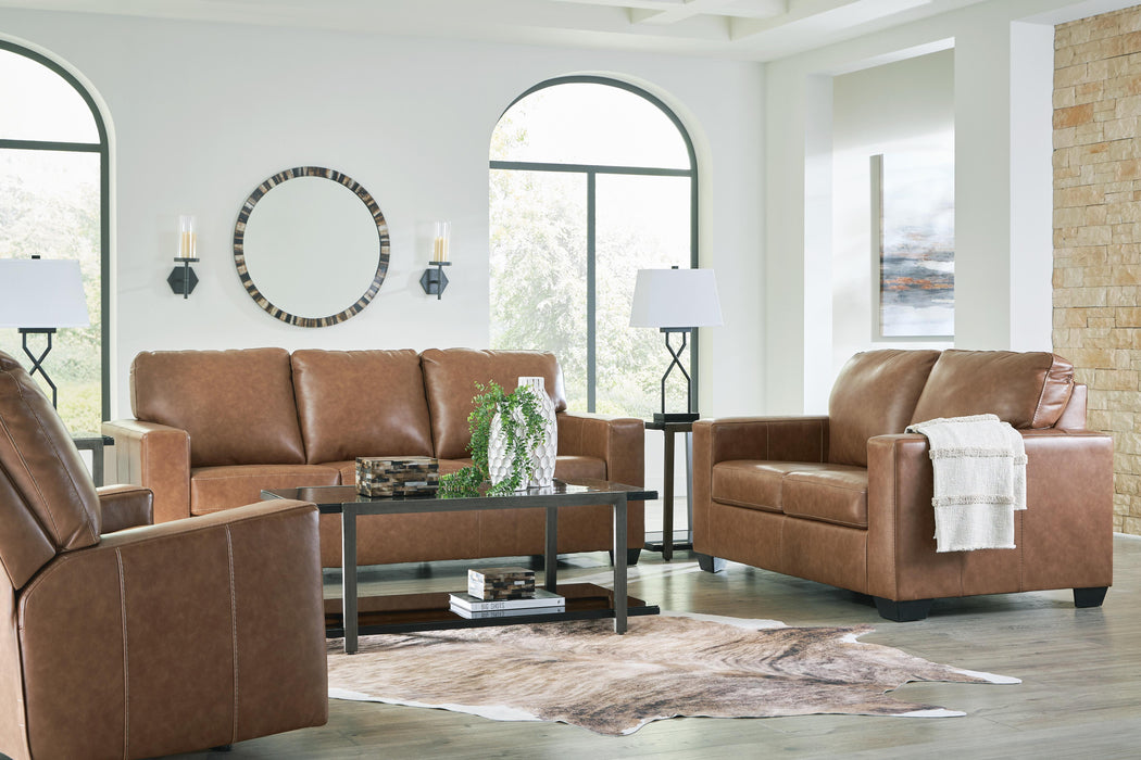 Bolsena Caramel Bolsena Sofa, Loveseat and Recliner