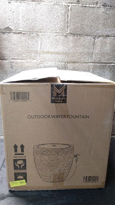 Member's Mark Outdoor LED Water Fountain - use_like_new