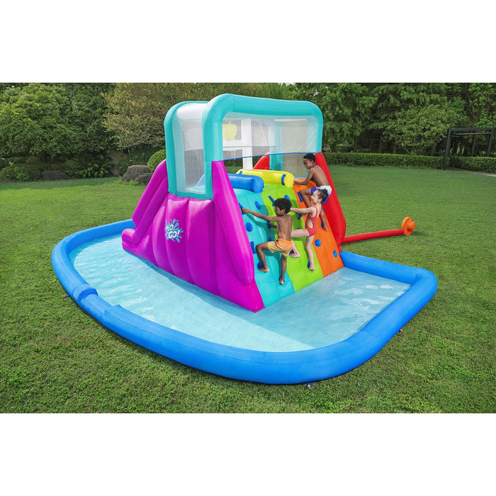 H2OGO! Triple Splash Kids Inflatable Water Park - Heavily Used - Needs Patch - See Images - used_marks_scratches
