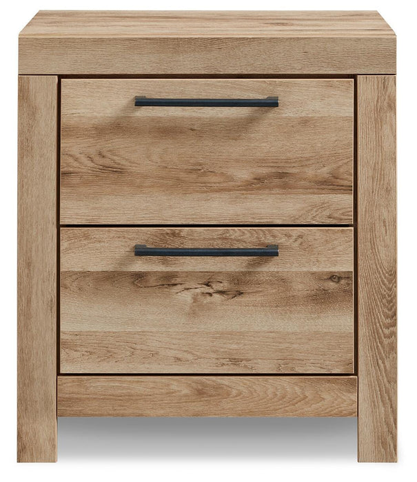 Hyanna Tan Brown Two Drawer Night Stand