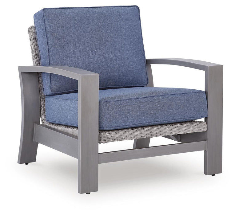 Dillon Beach Blue/Gray Spring Lounge Chair