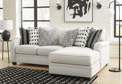 Huntsworth Dove Gray Huntsworth 2-Piece Sectional with Chaise
