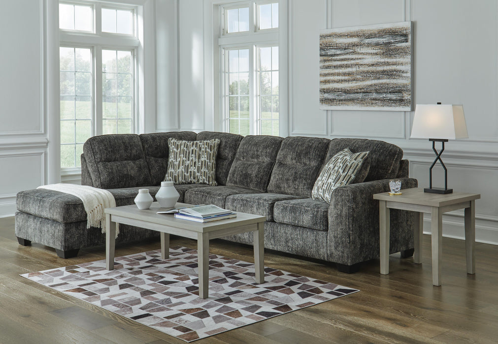Lonoke Gunmetal Lonoke 2-Piece Sectional with Chaise