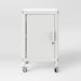 Dorm Metal Rolling Locker Storage Cabinet with Lock Chalk White - Room Essentials